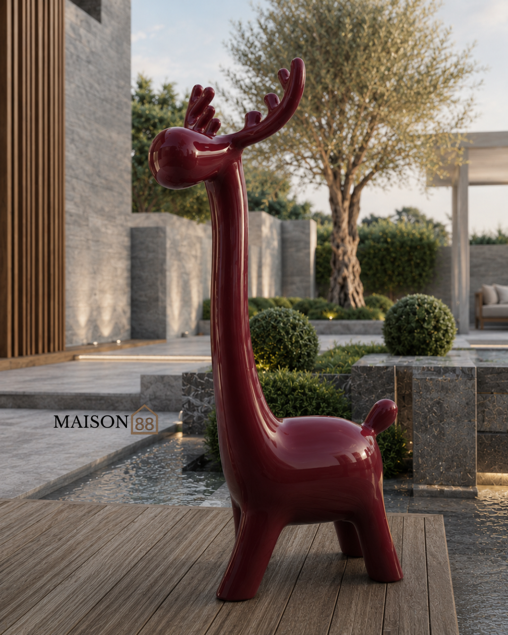 Deer Sculpture Set