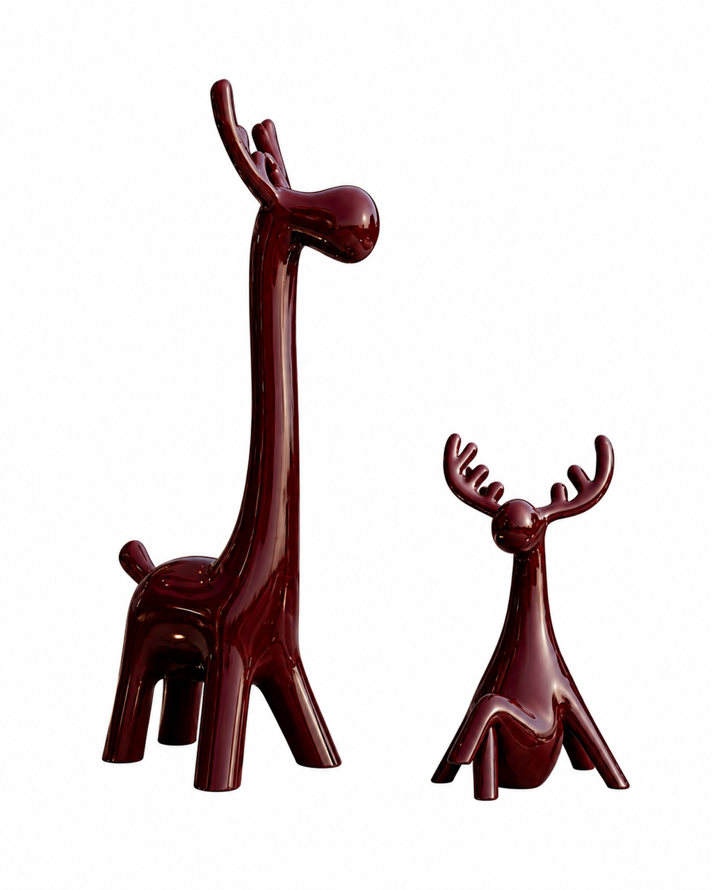 Deer Sculpture Set