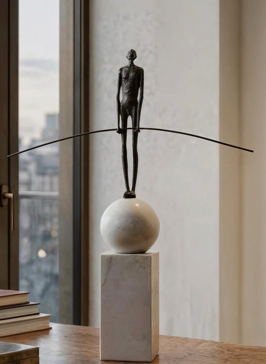 Man, Balance marble