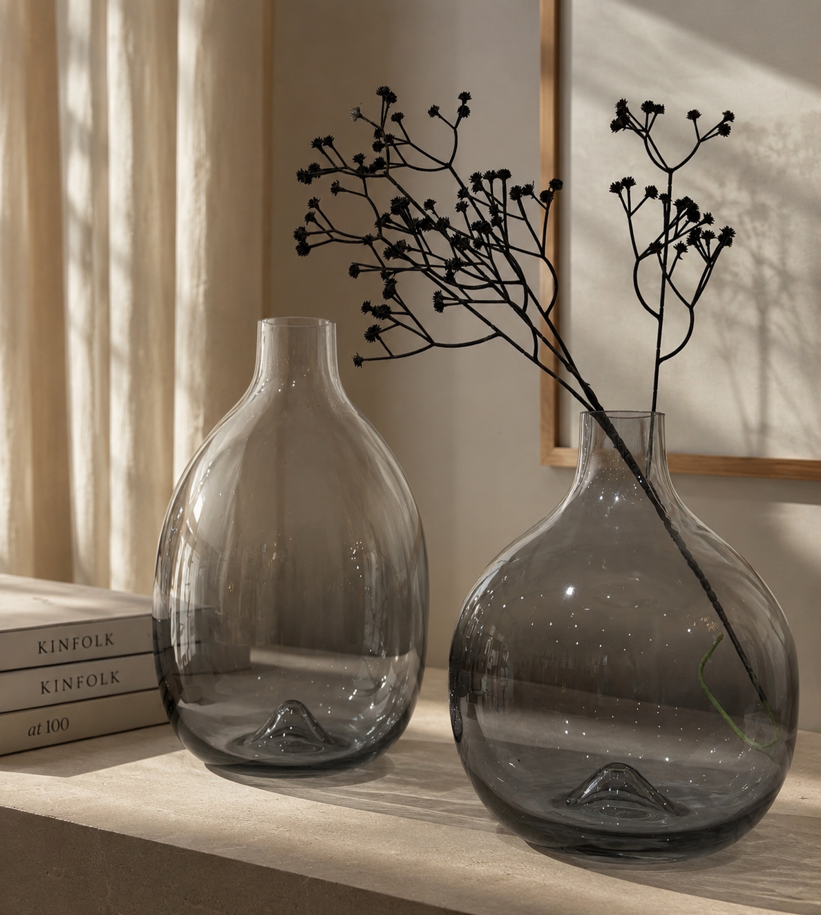 Water drop vase set of 2