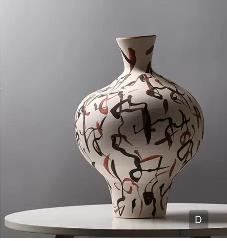 3 mixed color vase