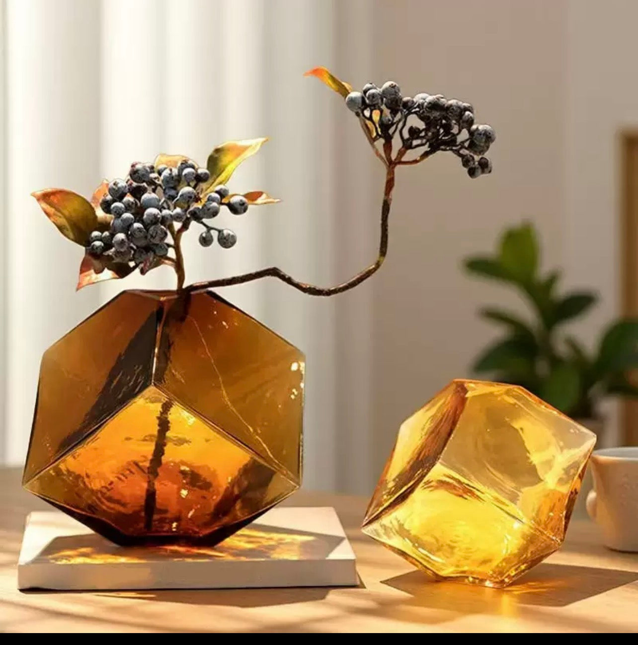 Cube vase set of 2