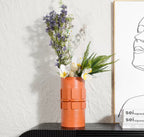 Orange boho vase
