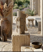 Ultra-modern vase with robe