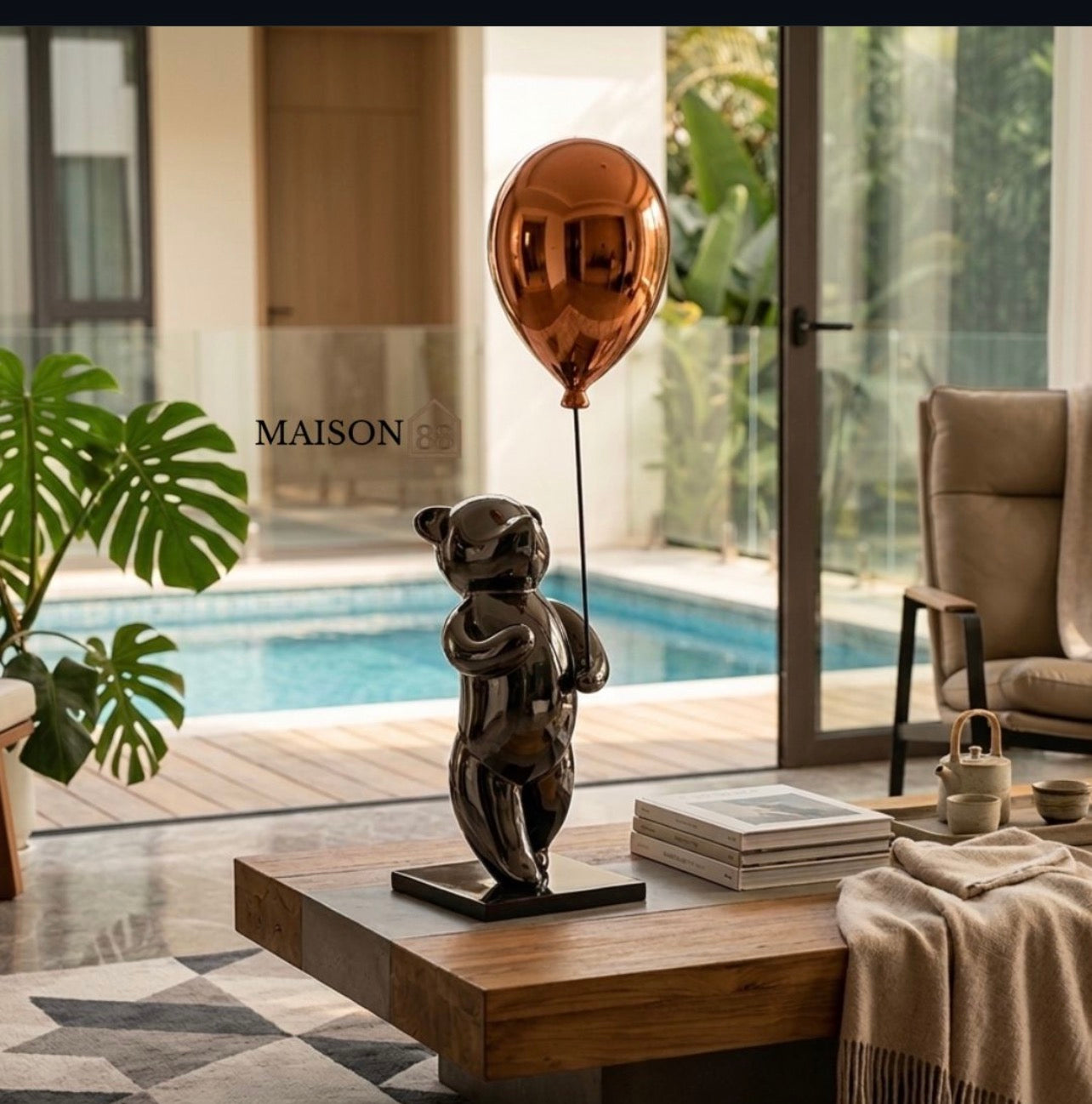 Ballon bear gray
