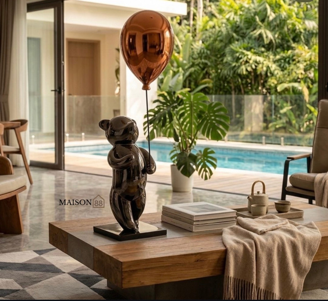 Ballon bear gray