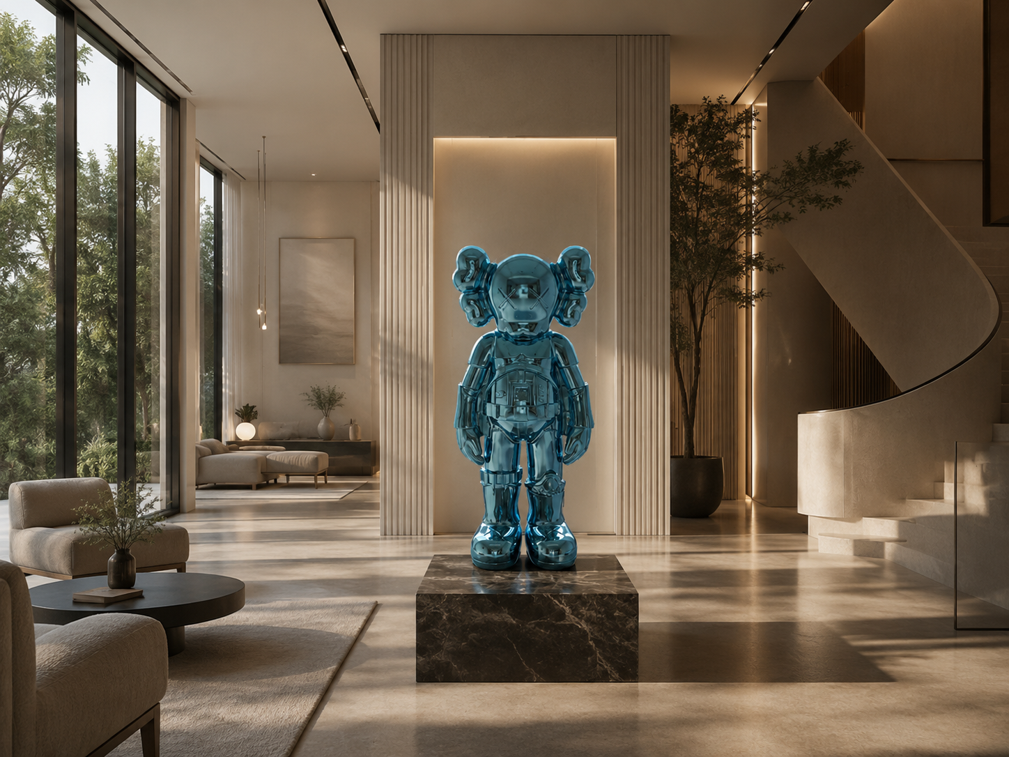 Kaws mirror