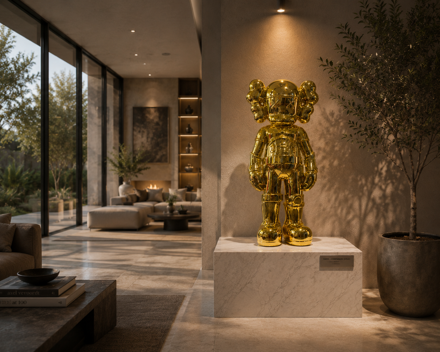 Kaws mirror