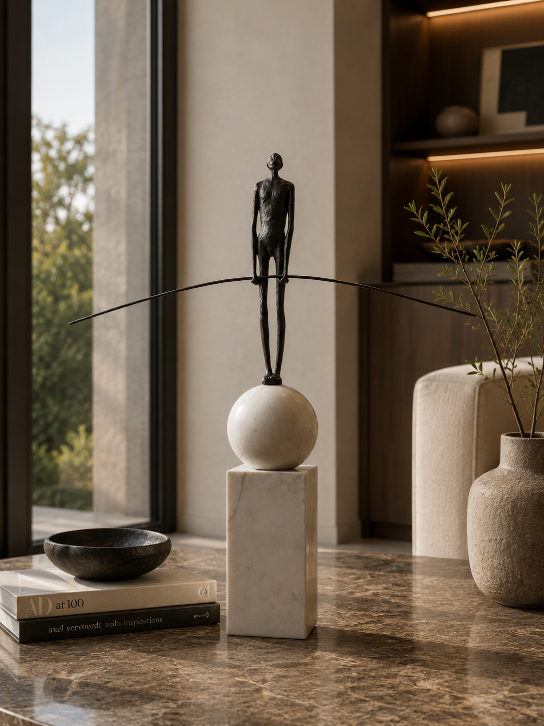 Man, Balance marble