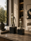 Golden metal man