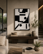 2D white black texture