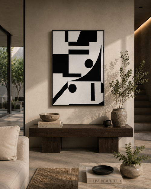 2D white black texture