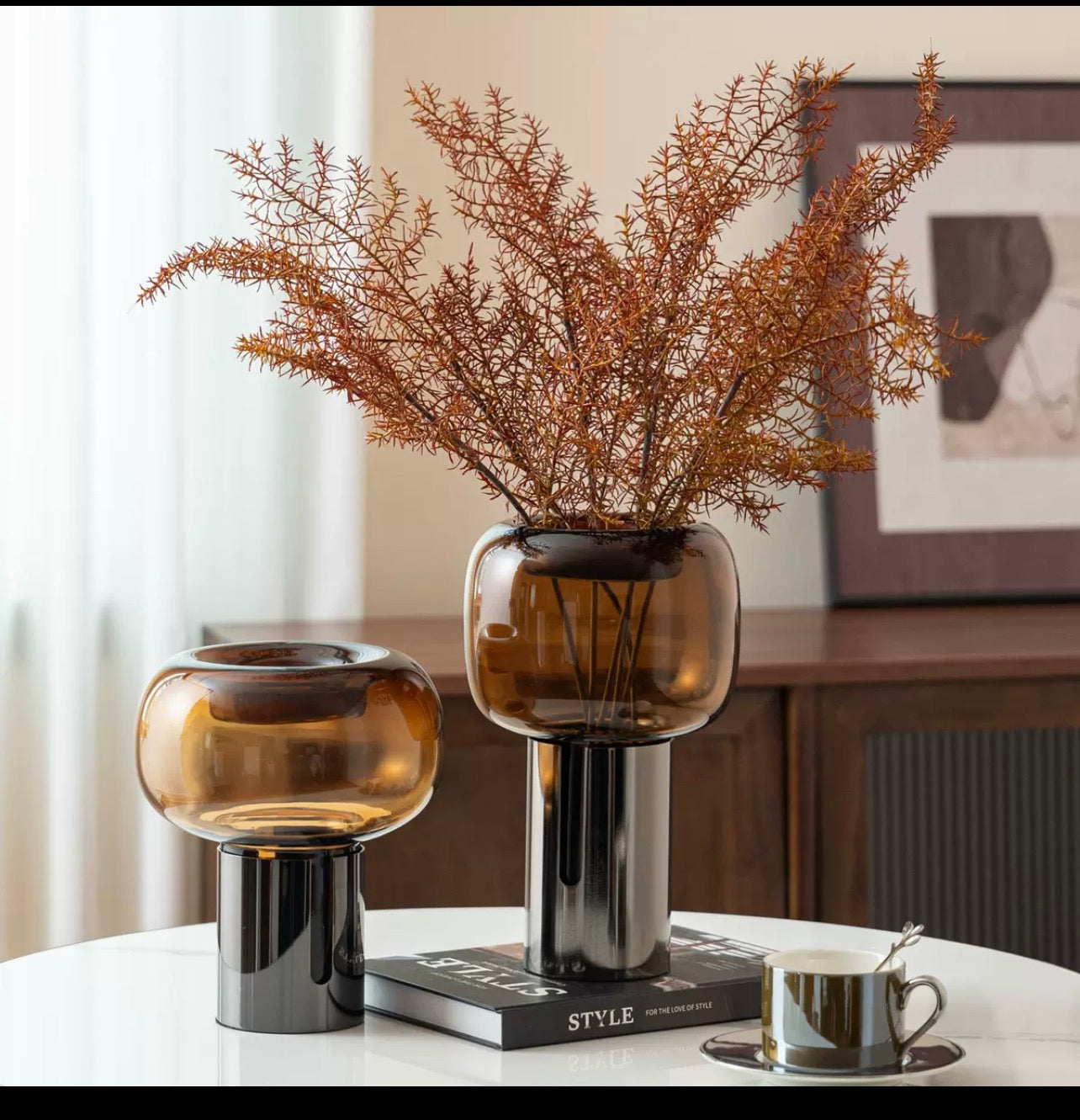 Vase with Nickel Base