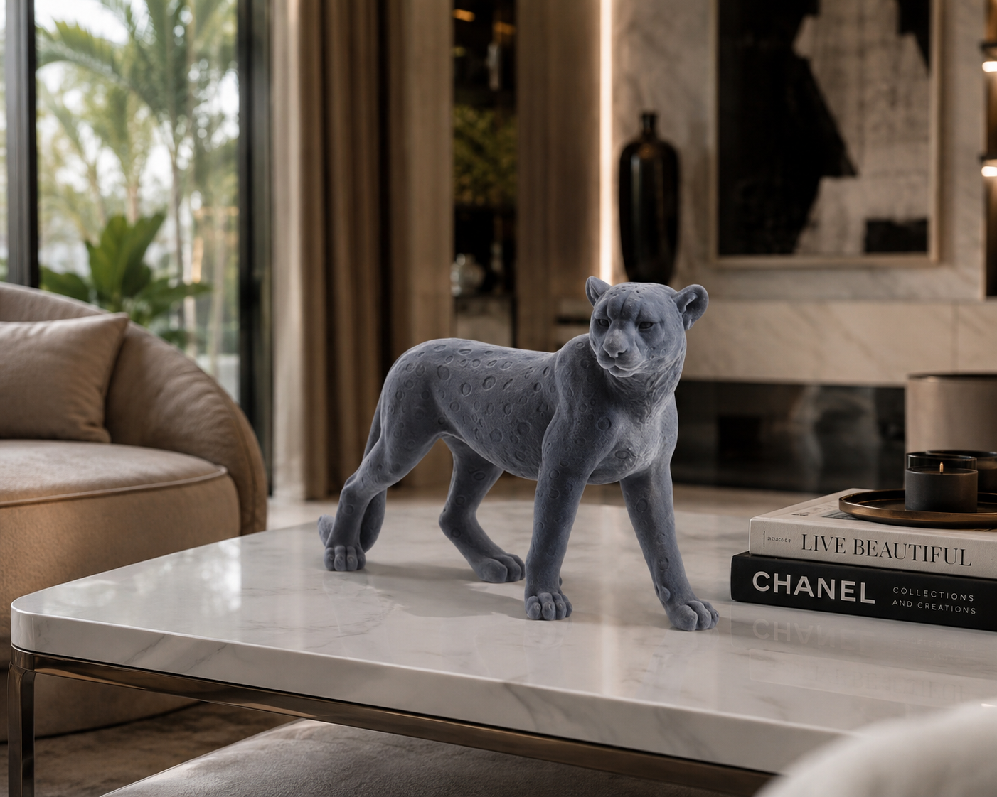 Leopard gray